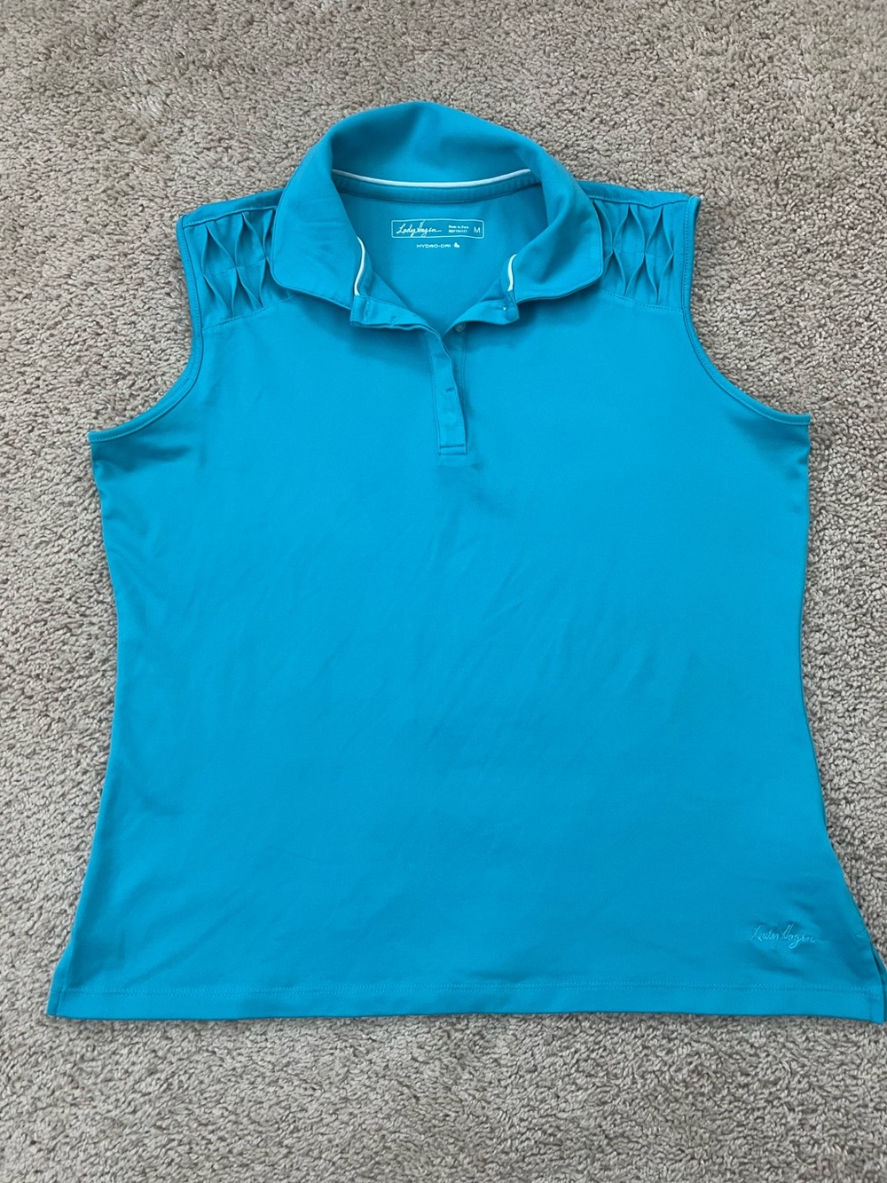 Lady Hagen Dry Fit Sleeveless Polo Shirt Women’s Size Medium